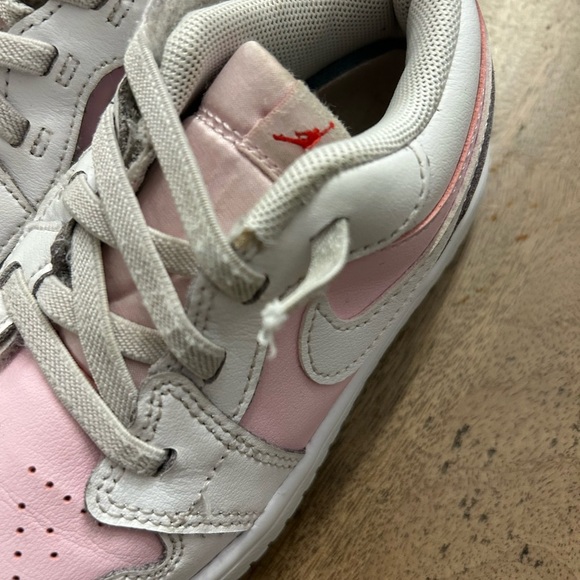 AIR JORDAN 1 LOW ALT (TD) PINK FOAM FIRE RED - Picture 9 of 11